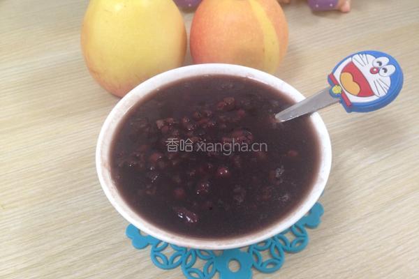 红豆黑糯米粥的做法图解5