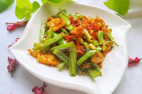 小炒虫草花的做法图解6