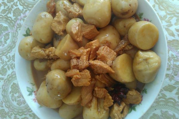芋头烧肉的做法图解13