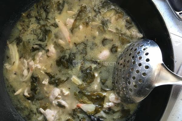 酸菜肉片的做法图解6