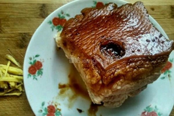 梅干菜扣肉的做法图解3