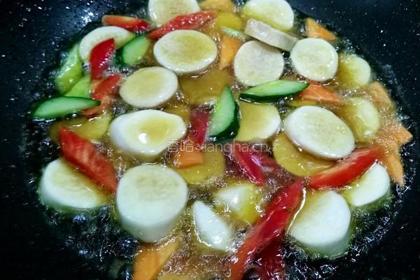 杏鲍菇炒肉的做法图解8