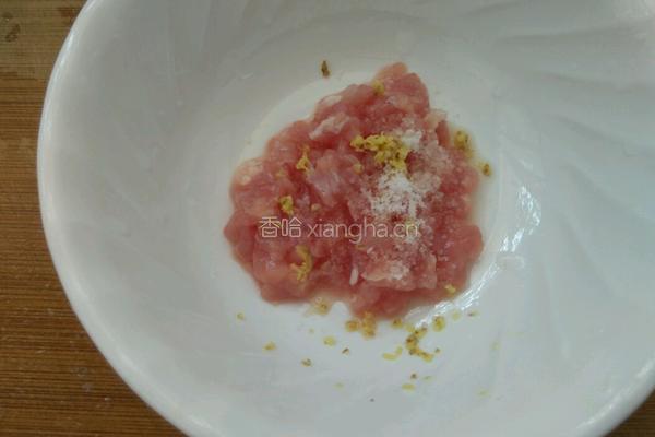 肉沫水蒸蛋的做法图解1