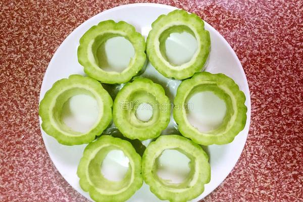 清蒸苦瓜塞肉的做法图解5