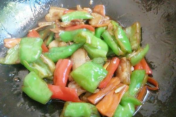 腊肉炒青椒的做法图解15