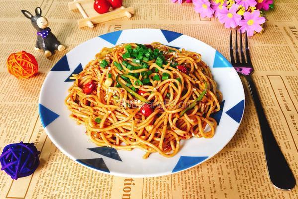 凉拌凉面的做法图解6