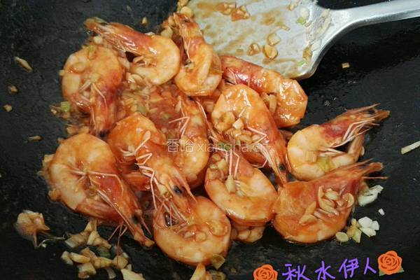 蒜爆大虾的做法图解3