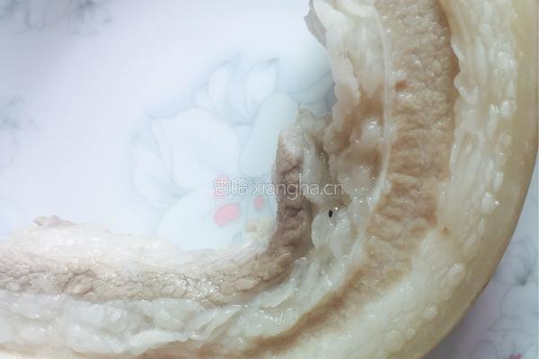 凉拌白肉的做法图解2