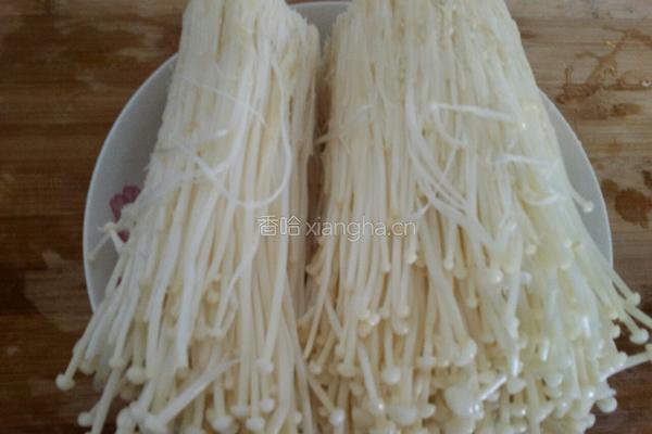 烤金针菇的做法图解1