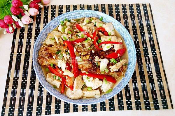 豆腐烧鱼块
