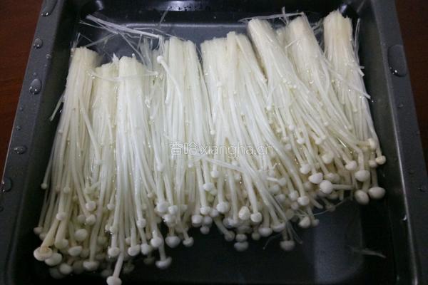 锡纸金针菇的做法图解3