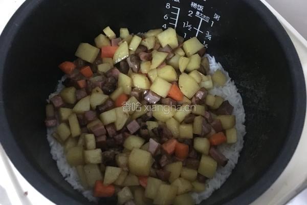 腊肉饭的做法图解8