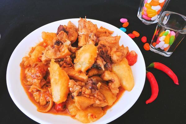 番茄鸡腿炖土豆的做法图解14