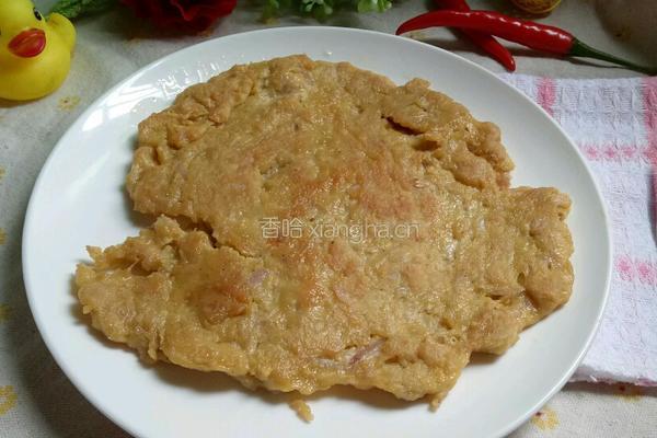 鸡蛋肉饼的做法图解4
