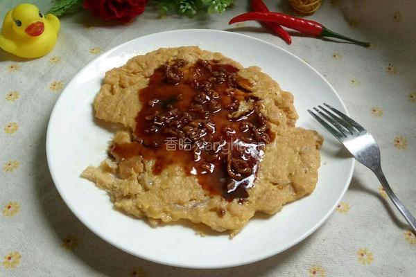 鸡蛋肉饼的做法图解6