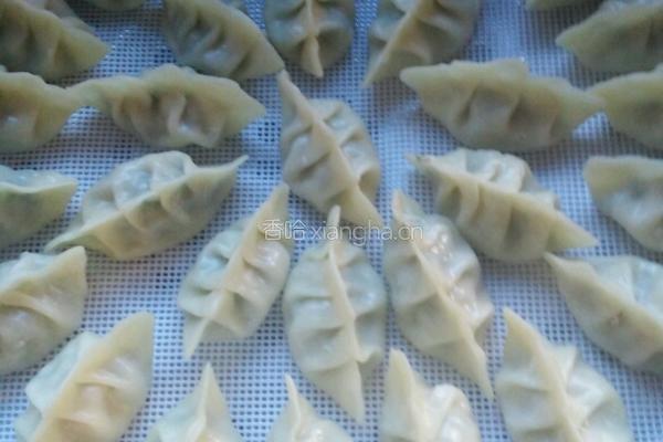 韭菜蒸饺的做法图解9