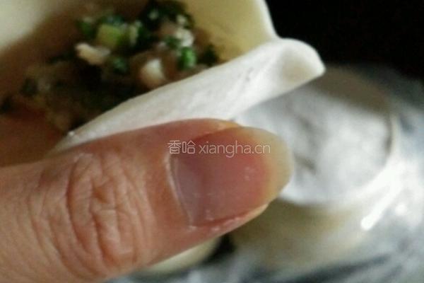 韭菜蒸饺的做法图解5