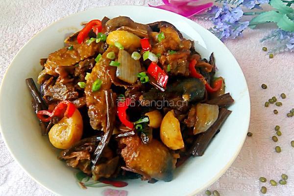 茶树菇干锅鸡的做法图解18