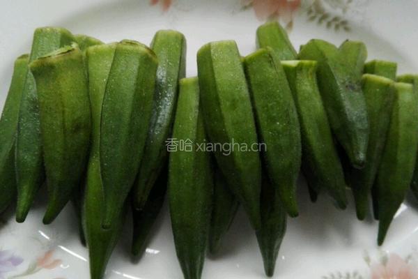 凉拌秋葵的做法图解1