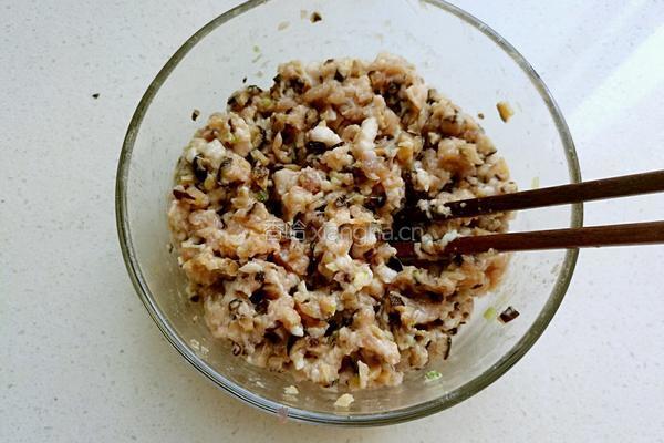 油面筋塞肉的做法图解4