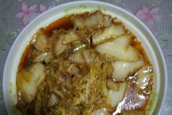 虾油白菜的做法图解4