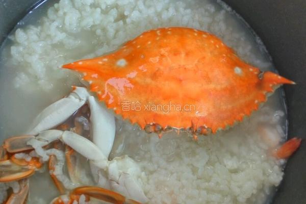 海鲜螃蟹粥的做法图解6