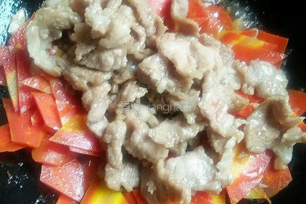 胡萝卜炒肉的做法图解14
