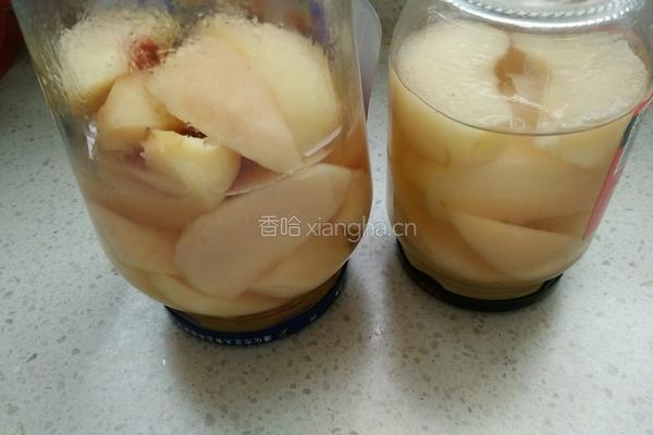 自制桃子罐头的做法图解7