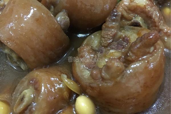 黄豆焖猪尾巴排骨的做法图解10