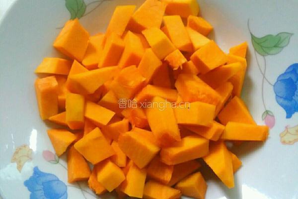 南瓜大米粥的做法图解2