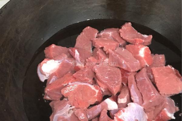牛肉炖豆牙的做法图解2