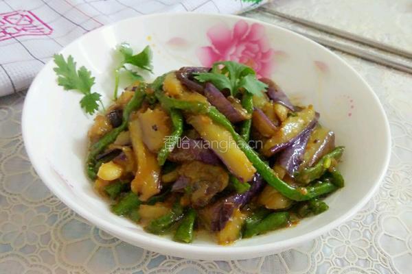 豆角烧茄子的做法图解6