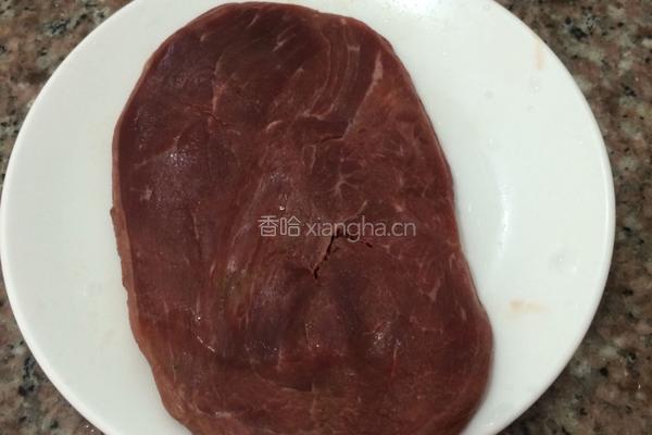 法式黑椒牛排的做法图解2