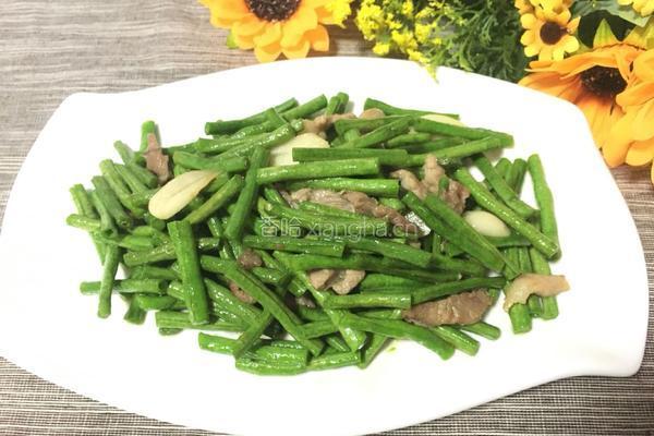 肉丝炒豇豆的做法图解9