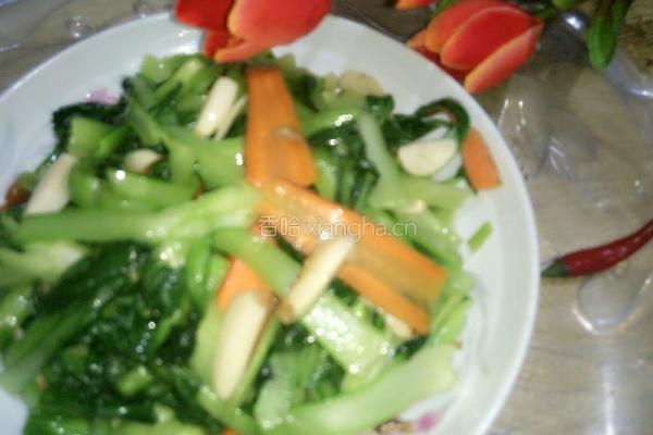 蒜香小青菜的做法图解6