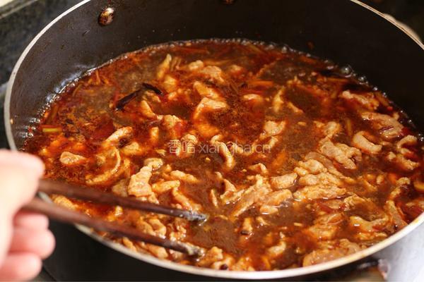 麻辣水煮肉片的做法图解10