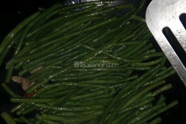 长豆角炒肉的做法图解6