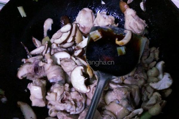 香菇鸡肉的做法图解8