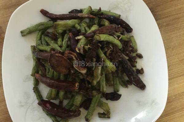 干煸豆角的做法图解4