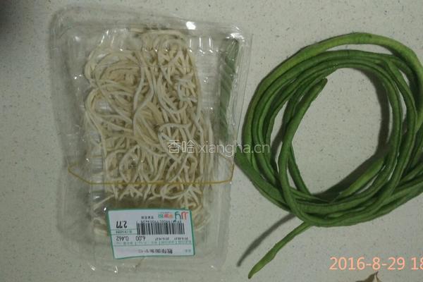 豆角面的做法图解1
