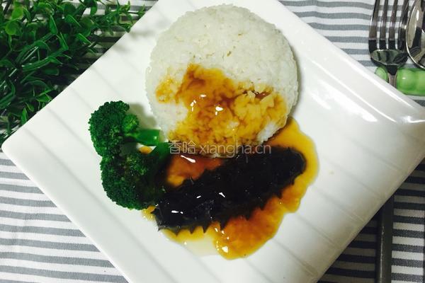 鲍汁海参捞饭的做法图解8