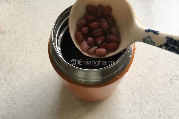 保温焖烧杯红豆汤的做法图解4