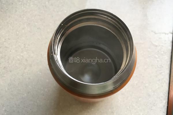 保温焖烧杯红豆汤的做法图解3