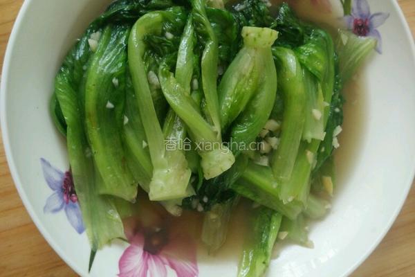 蒜蓉炒生菜的做法图解4