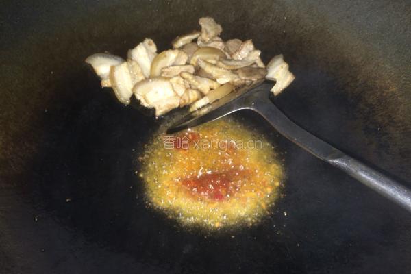 香干回锅肉的做法图解7