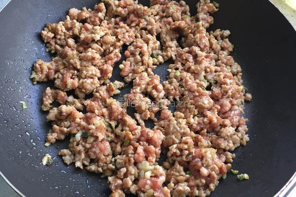 肉沫烤茄子的做法图解5