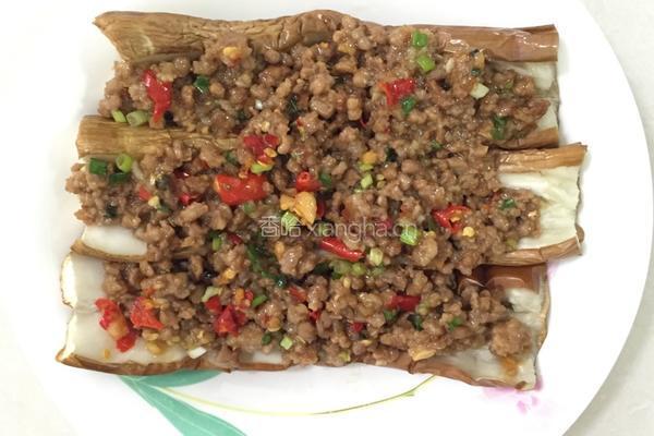 肉沫烤茄子的做法图解7