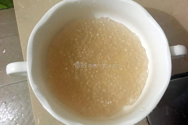 椰浆芒果西米露的做法图解7