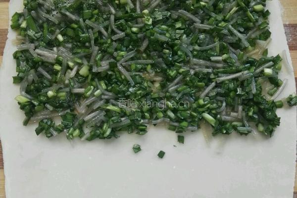 韭菜粉丝盒子的做法图解7