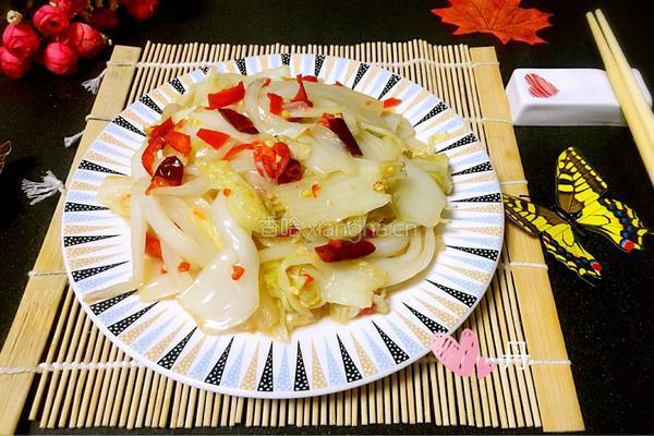 酸辣大白菜的做法图解8